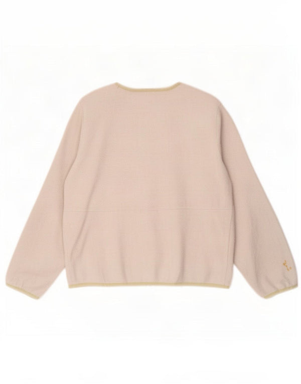 Marks & Spencer Chaqueta polar para mujer UK 44 Poliéster gris medio