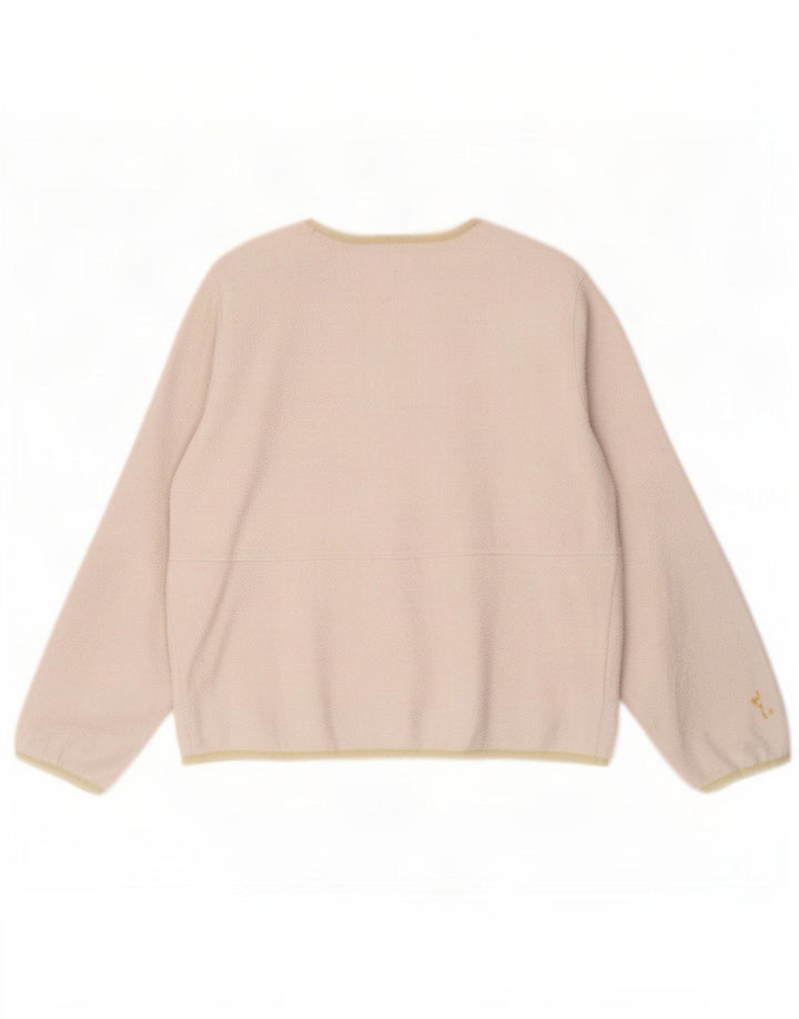 Marks & Spencer Chaqueta polar para mujer UK 44 Poliéster gris medio