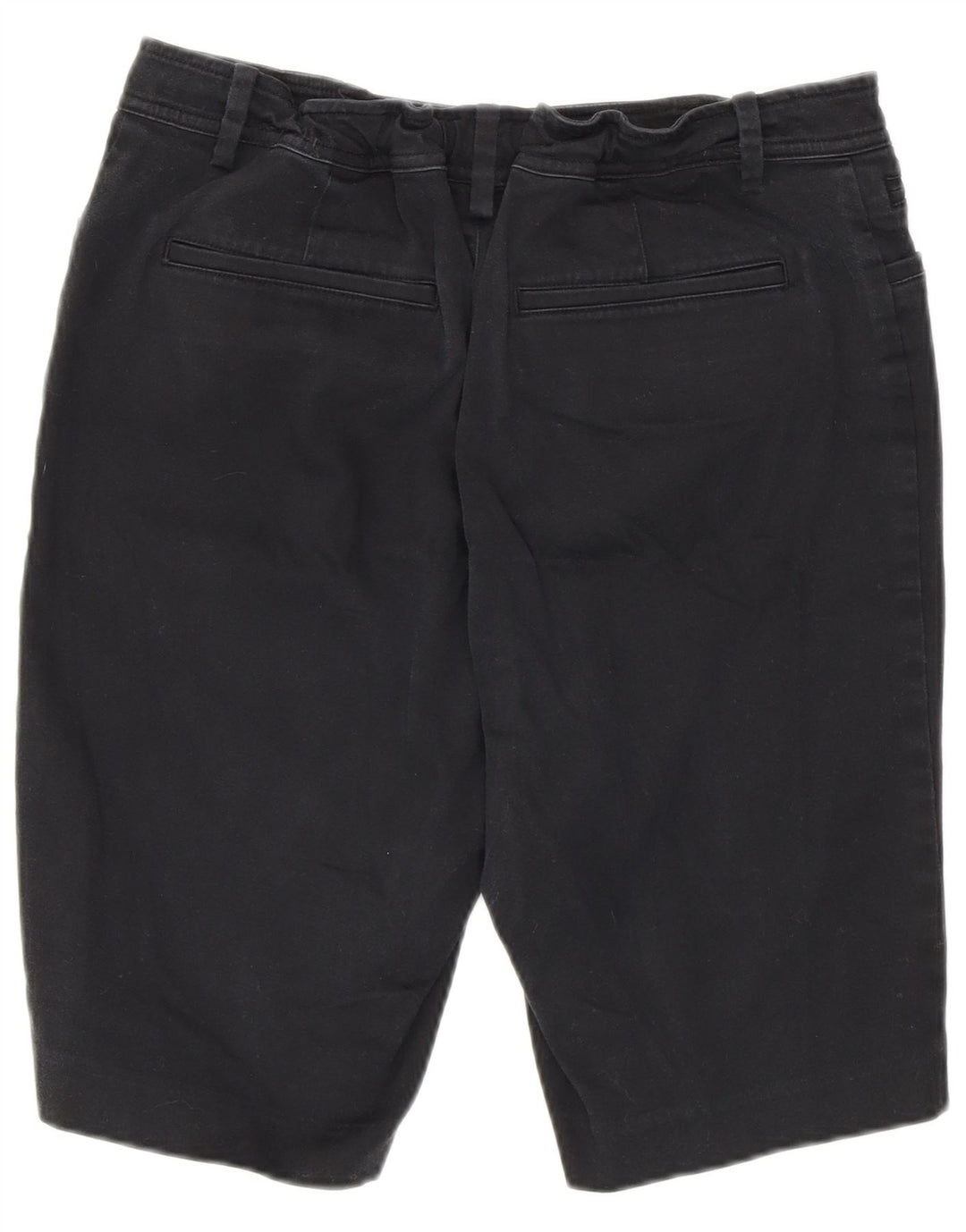 Ralph Lauren Bermudas para mujer US 8 mediano W30 algodón negro