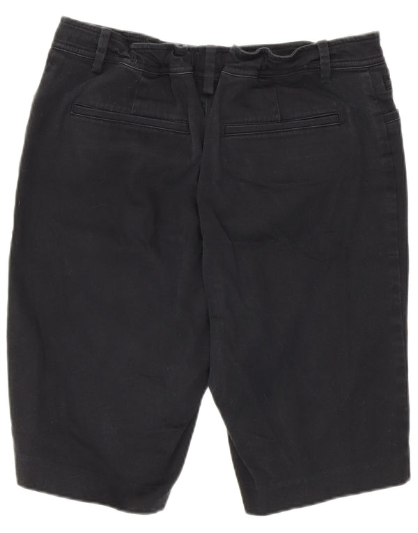 Ralph Lauren Bermudas para mujer US 8 mediano W30 algodón negro