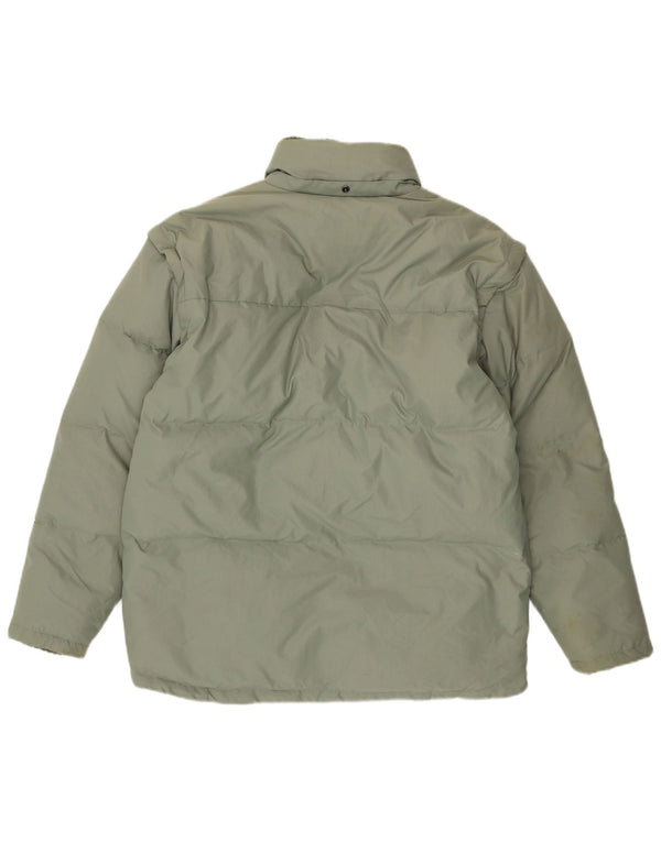 FILA Chaqueta acolchada para hombre UK 40 Large Poliamida verde