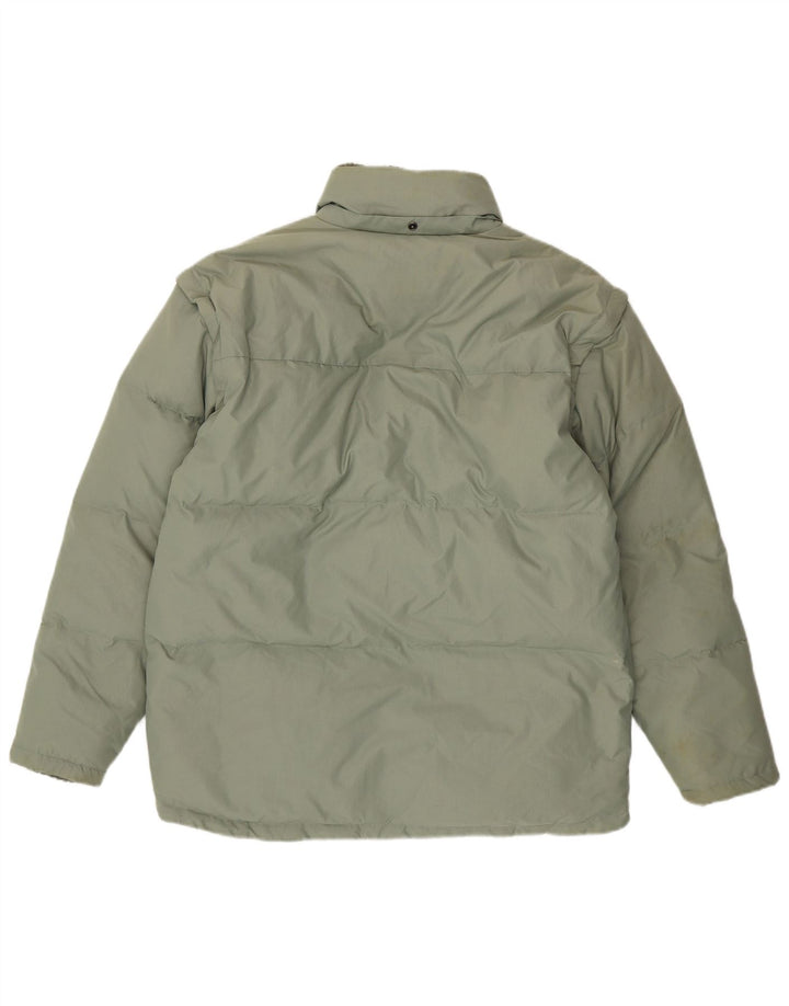 FILA Chaqueta acolchada para hombre UK 40 Large Poliamida verde