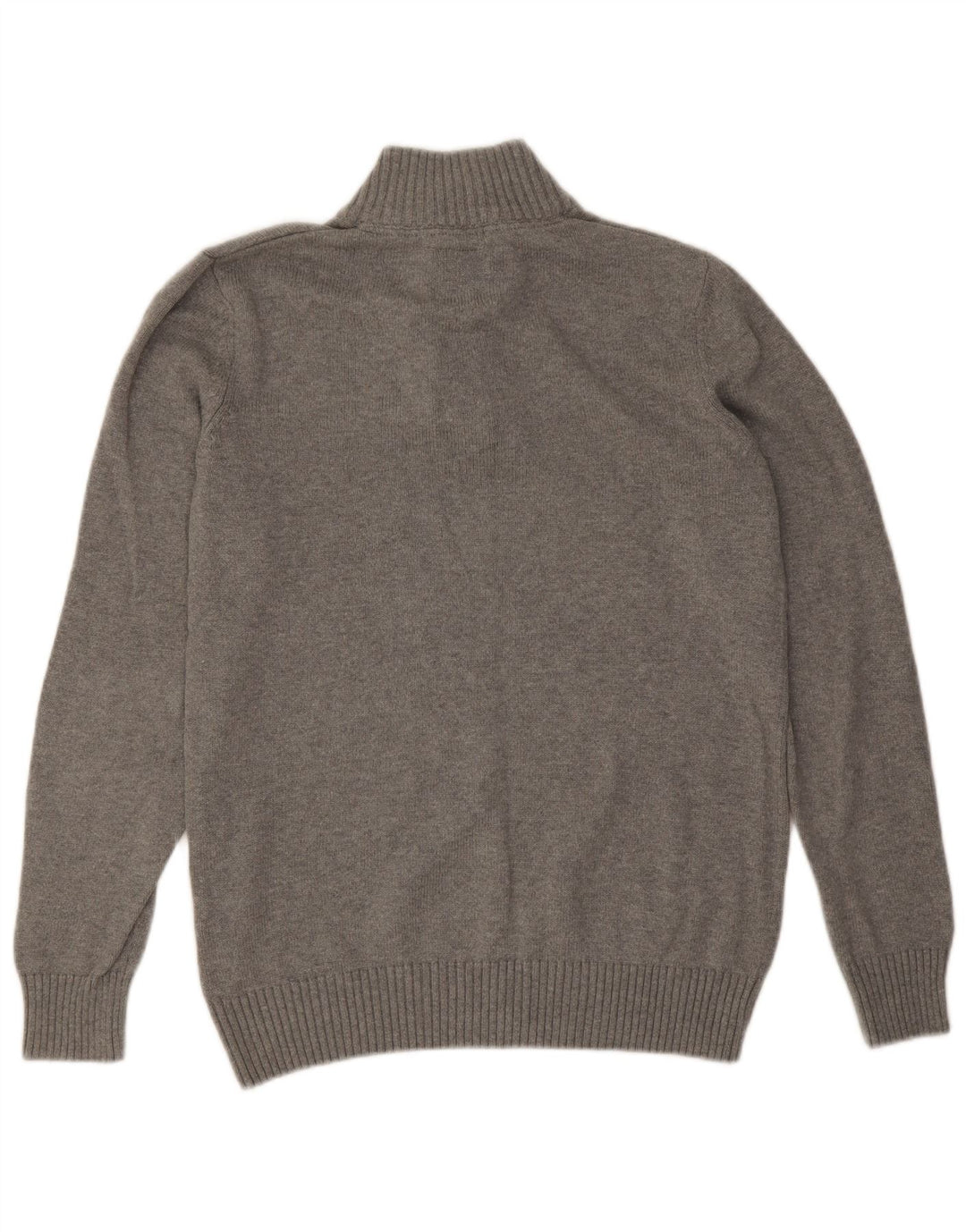 Crew Clothing - Jersey con cuello y botones para hombre, talla grande, algodón gris