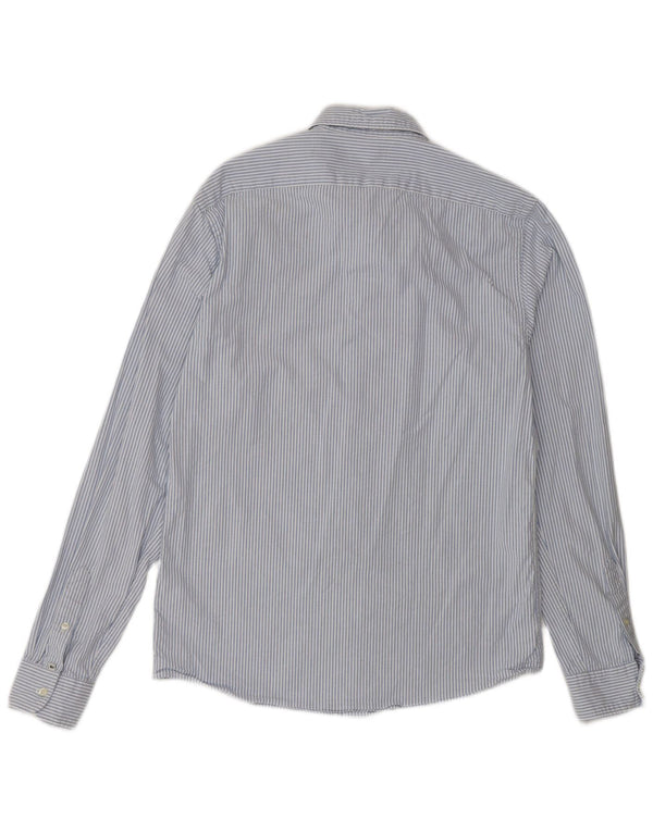 SCOTCH & SODA Camisa Hombre Algodón Rayas Azul Medio