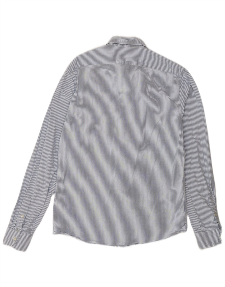 SCOTCH & SODA Camisa Hombre Algodón Rayas Azul Medio