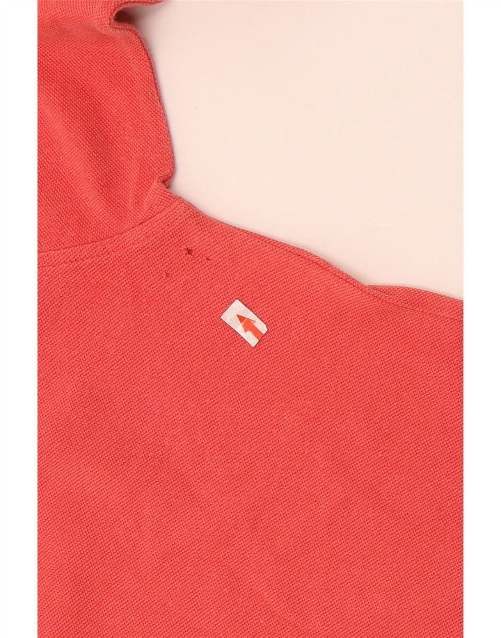 Polo Invicta de manga larga para hombre de algodón rojo grande