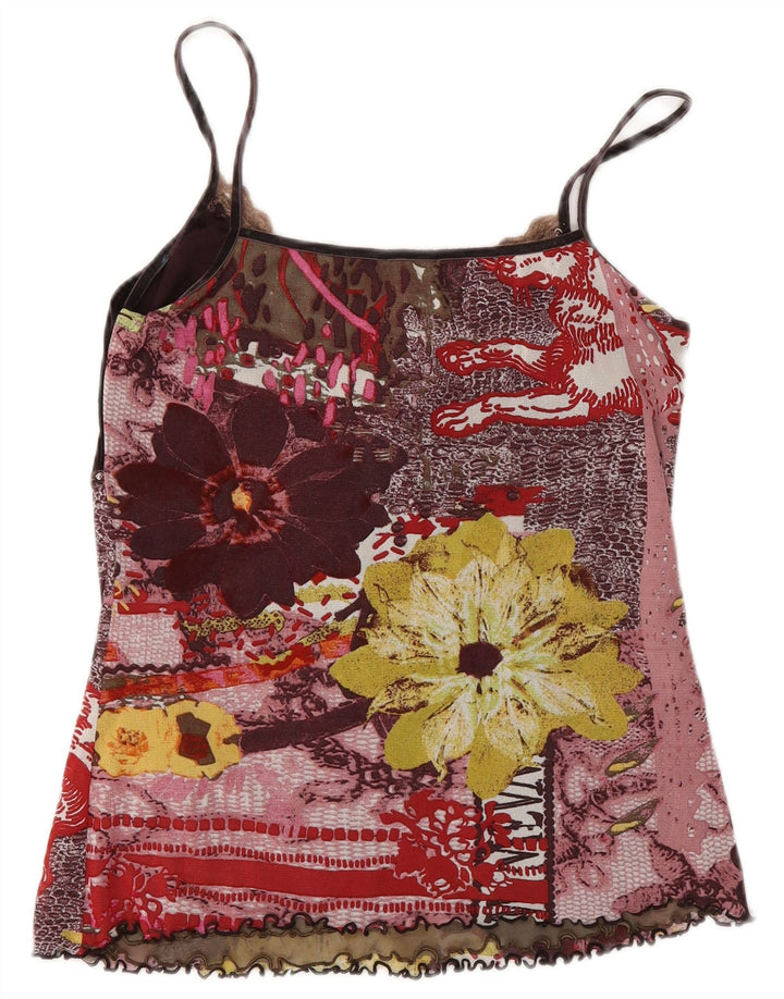 Marc Aurel Top Cami Mujer EU 40 Mediano Poliamida Floral Multicolor