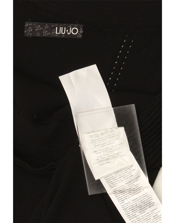 Vestido Liu Jo Mujer Con Hombros Descubiertos IT 44 Viscosa Negra Mediana