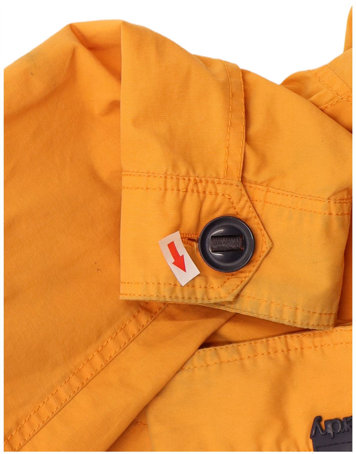 Superdry Chaqueta cortavientos estampada para hombre, talla 40, color naranja grande
