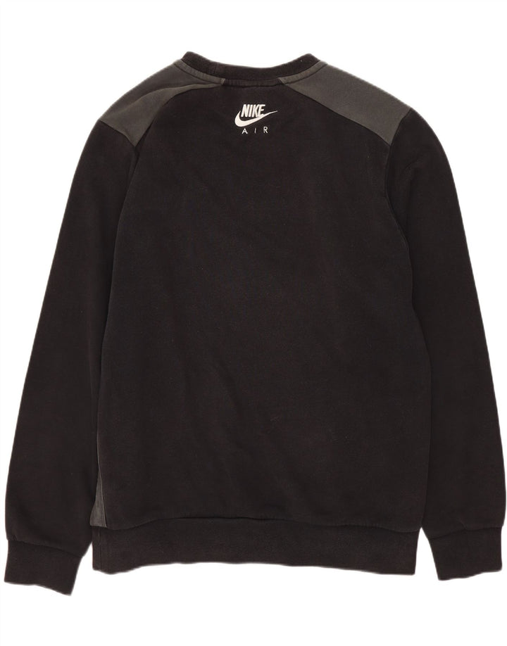 Nike Sudadera con gráfico gráfico tipo jersey de algodón negro mediano para hombre