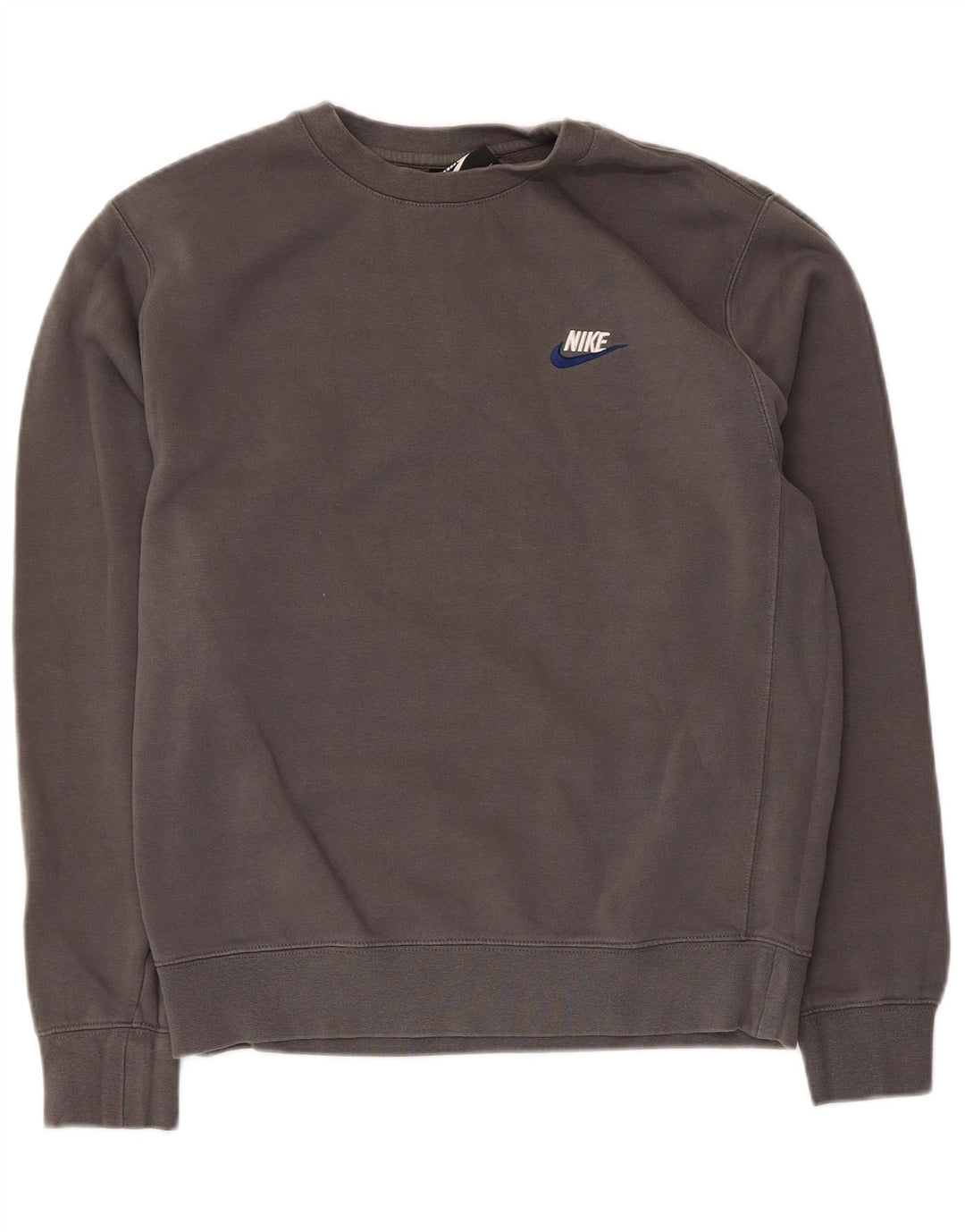 Nike Hombre Sudadera Jumper Small Gris Algodón