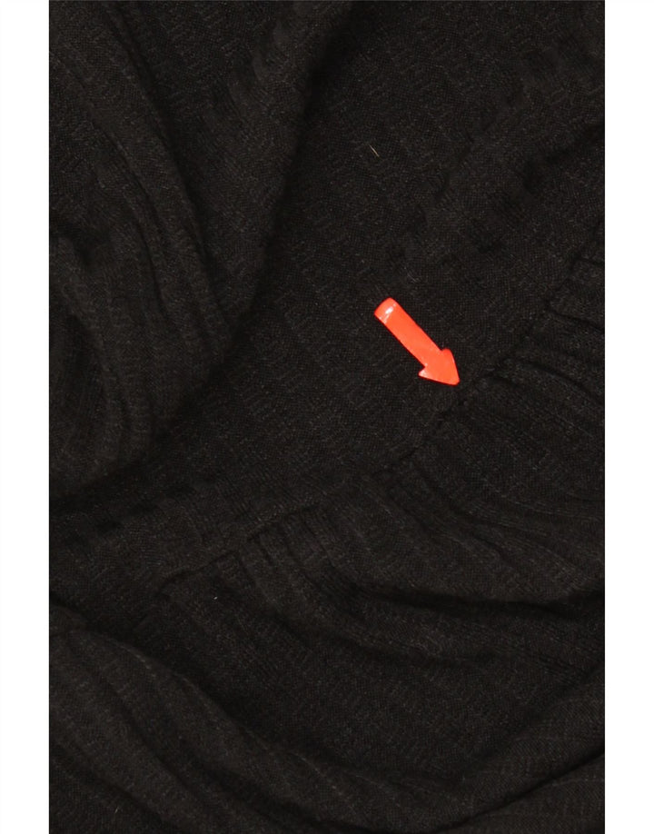 Zara Mujer Vestido Jersey UK 10 Small Negro