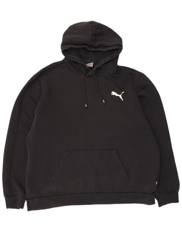 Puma Sudadera con capucha para hombre Jumper XL Algodón negro