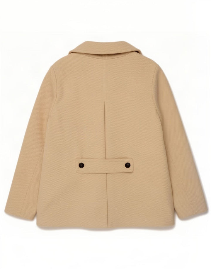 Chaquetón para mujer Gap UK 40 XL Lana a rayas blancas