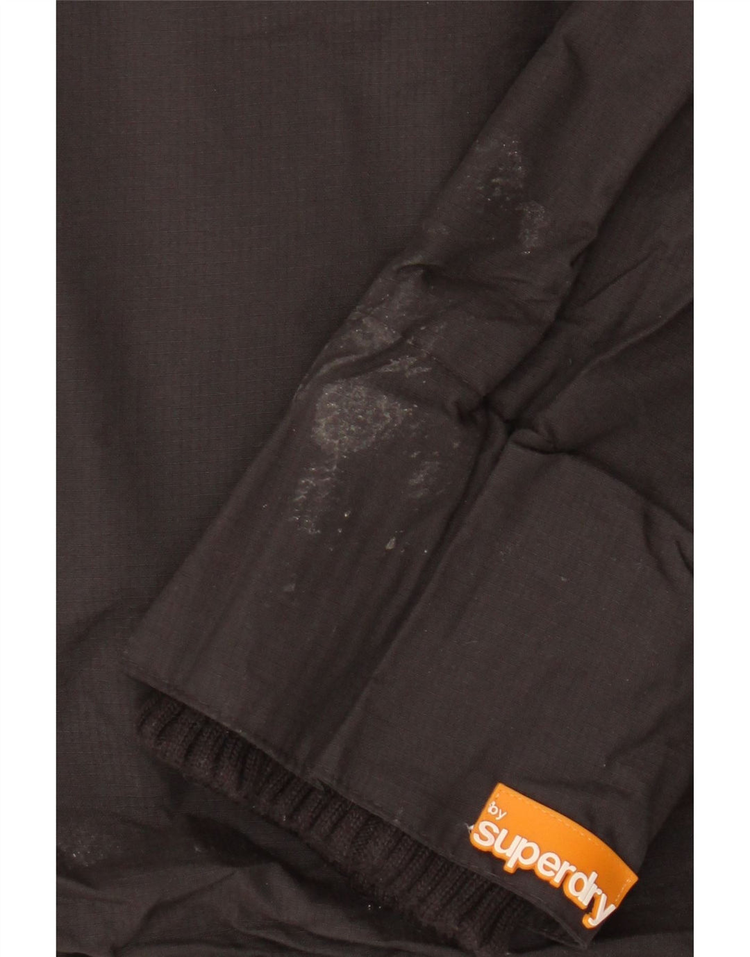Chaqueta impermeable Superdry para mujer, talla 44, nailon negro grande