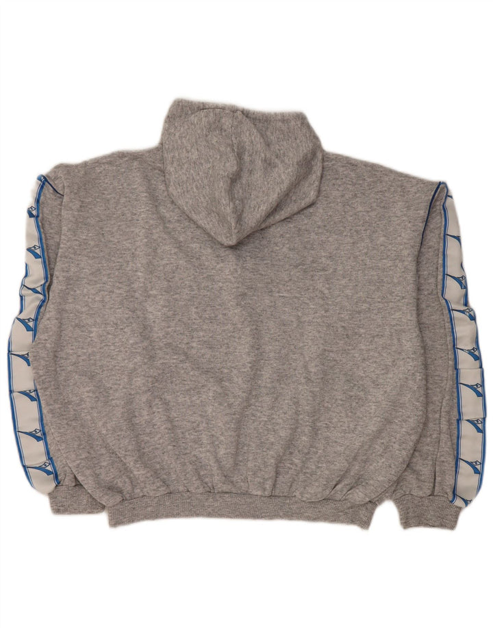 DIADORA Jersey con capucha y gráfico extragrande para mujer UK 40 Gris medio