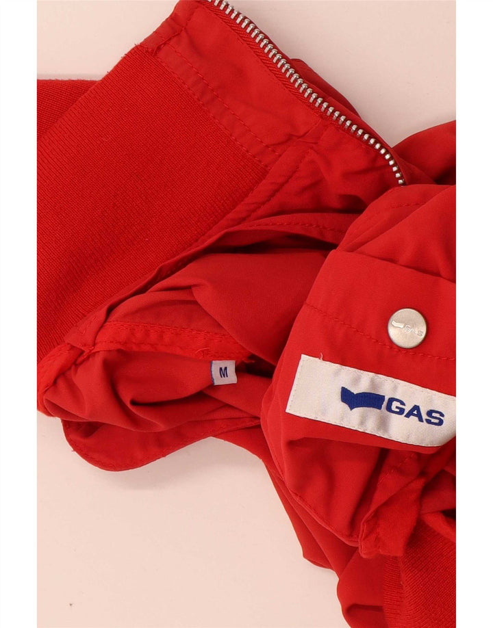 Chaqueta Bomber Gas Hombre UK 38 Mediano Rojo Poliamida