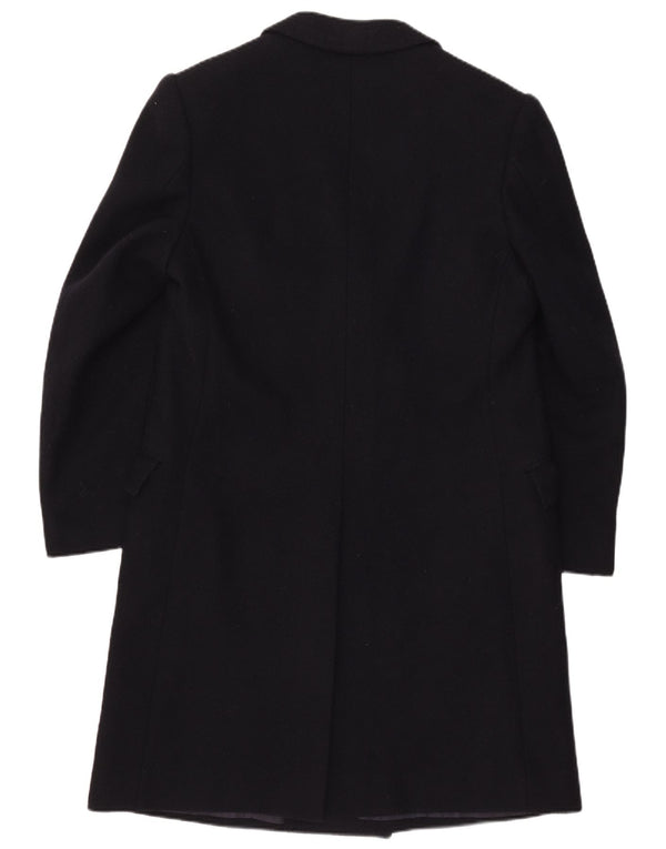 Carlo Bardelli Mens Double Breasted Coat UK 36 Small Navy Blue