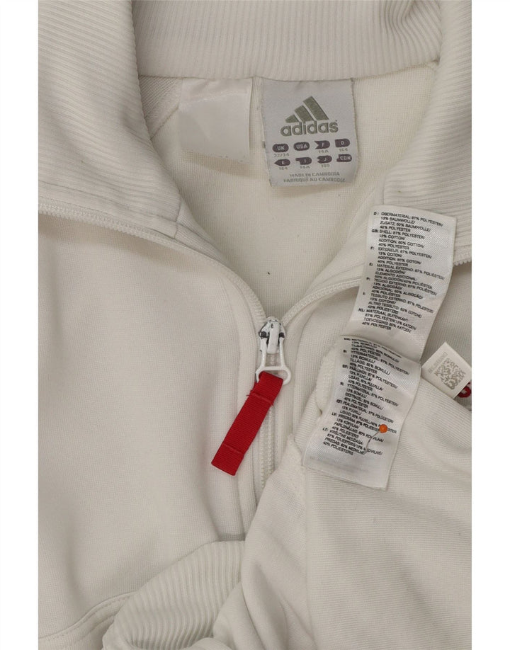 ADIDAS Chaqueta Chándal Niña 13-14 Años Algodón Blanco
