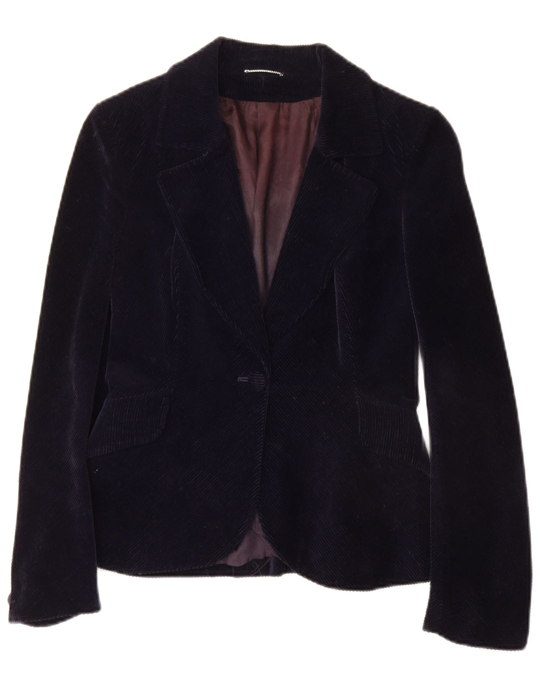 PIERRE D'ALBY Conjunto de falda de pana de 2 piezas para mujer UK 10 Small W24 Azul marino