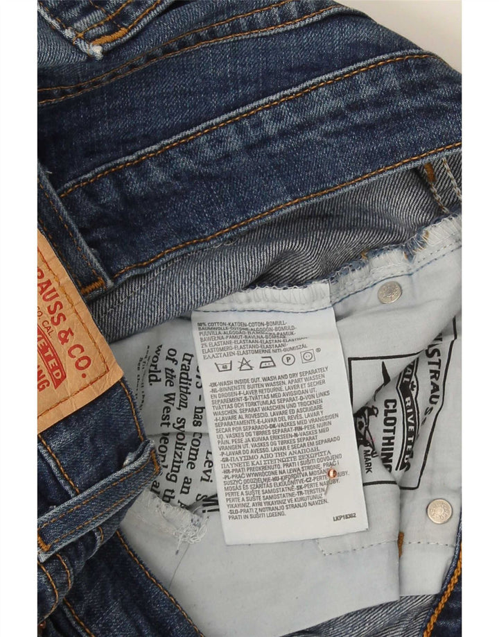 Levi's Hombre 529 Curvy Bootcut Jeans W32 L32 Algodón Azul