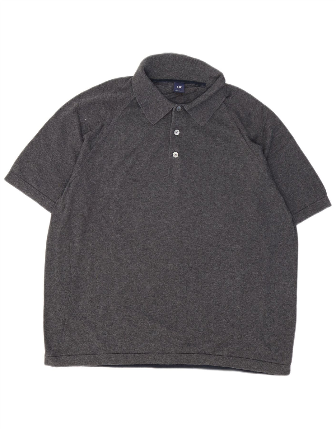 Polo GAP para hombre de algodón gris grande