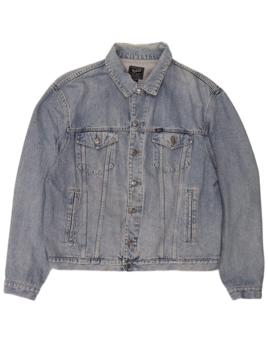Chaqueta Vaquera Gas Hombre 2XL Algodón Azul