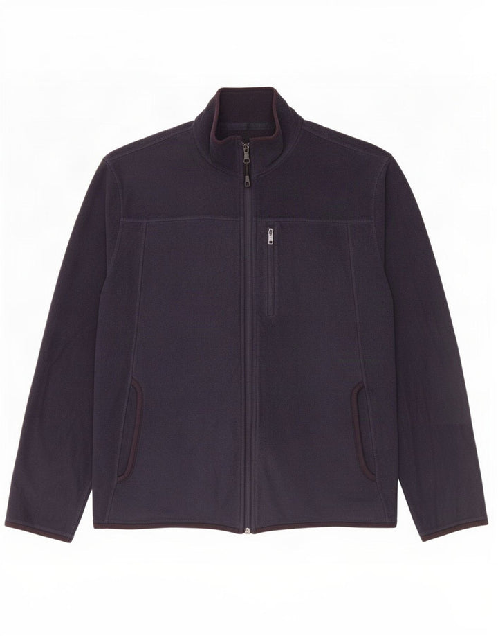 Marks & Spencer Chaqueta polar de corte regular para hombre UK 38 Medium Azul marino