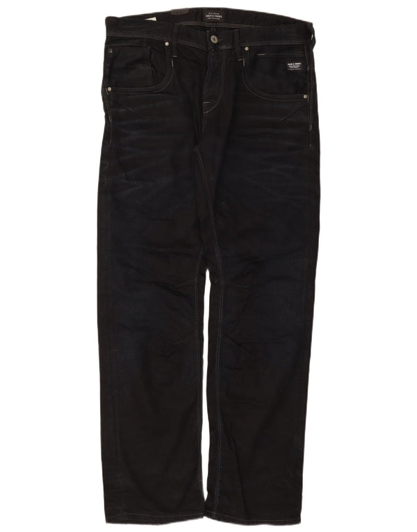 Jack & Jones Vaqueros rectos para hombre W34 L34 Algodón azul marino