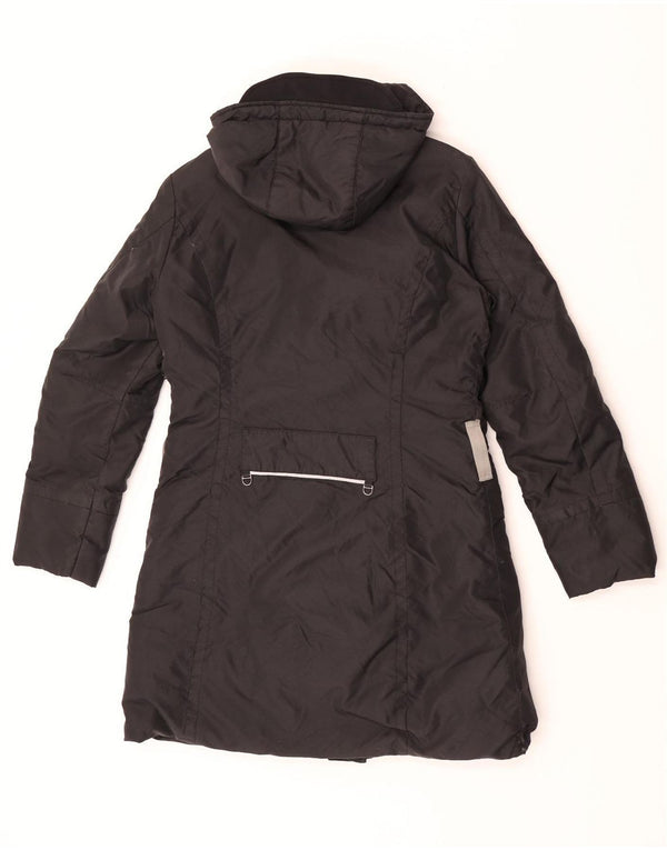 PEUTEREY Parka con capucha para mujer EU 40 Medium Black