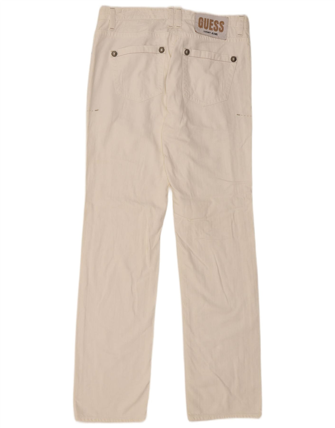 Guess Vaqueros Rectos Hombre W34 L36 Algodón Blanco