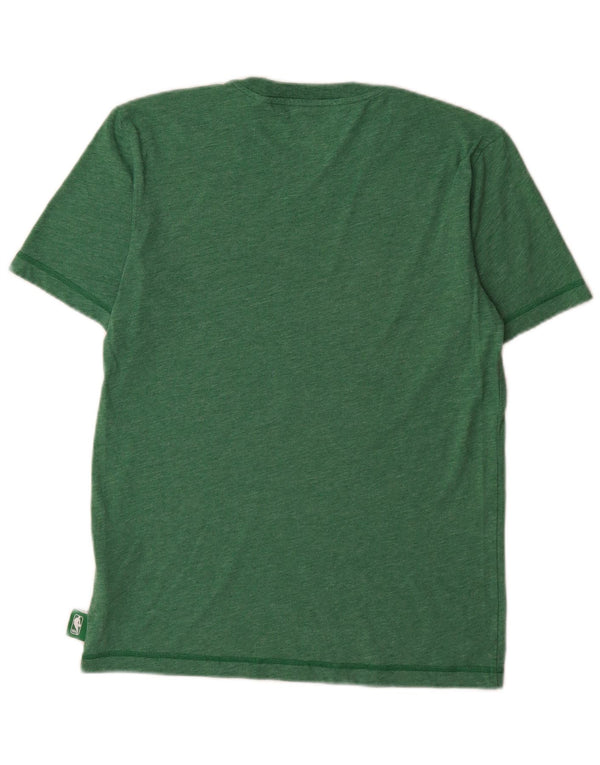 Adidas Mens Boston Celtics Graphic Camiseta Top Pequeño Verde Poliéster