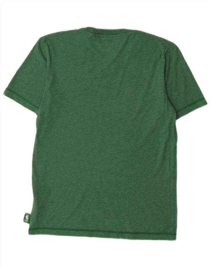 Adidas Mens Boston Celtics Graphic Camiseta Top Pequeño Verde Poliéster