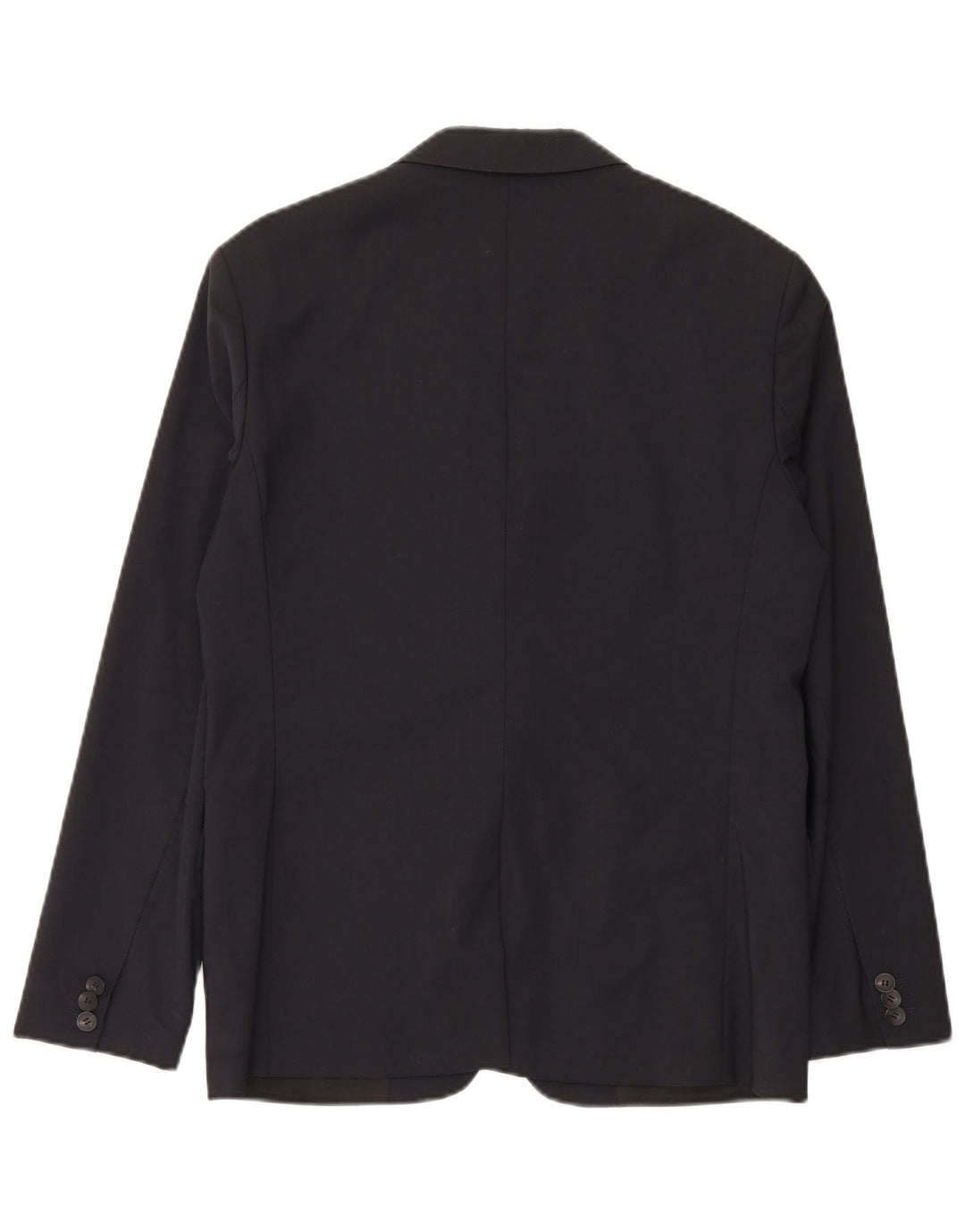 Calvin Klein Traje de 2 piezas con 2 botones para hombre IT 50 Grande W34 L33 Lana negra