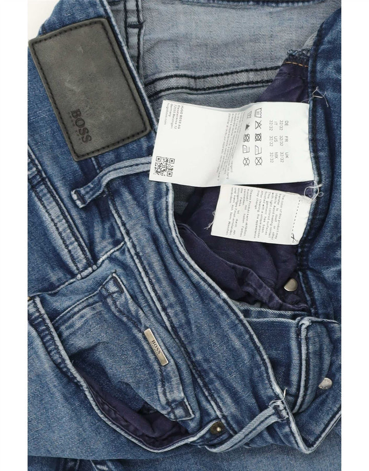 Vaqueros Hugo Boss Mujer Slim W32 L32 Algodón Azul