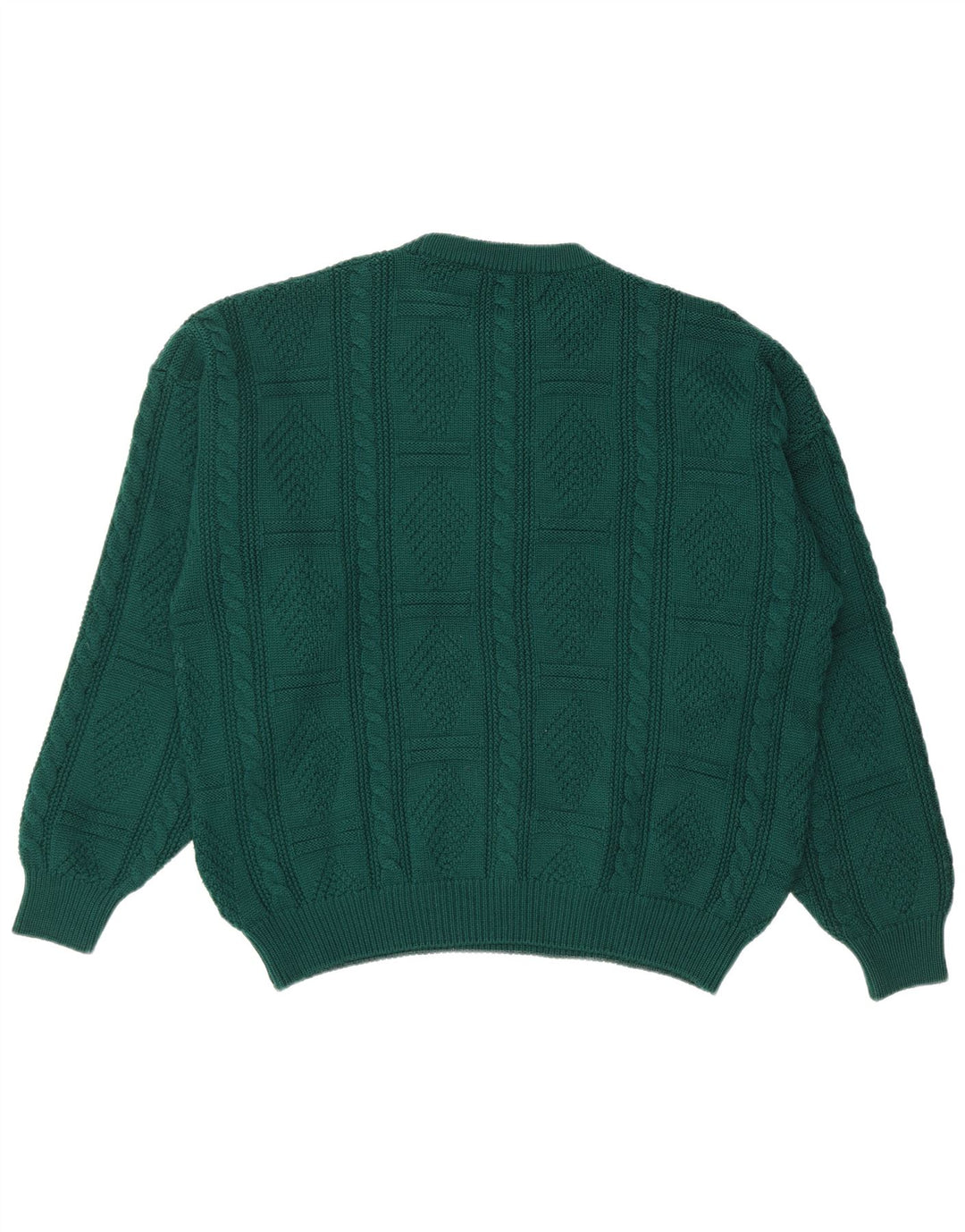 IL GRANCHIO Jersey De Cuello Redondo Hombre XL Lana Verde
