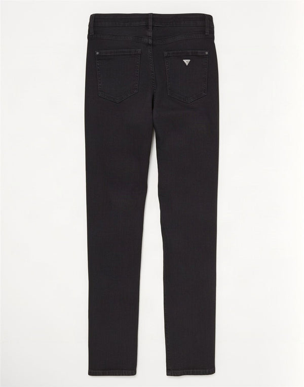 Guess Jeans Ajustados De Tiro Alto Para Mujer W29 L28 Algodón Negro
