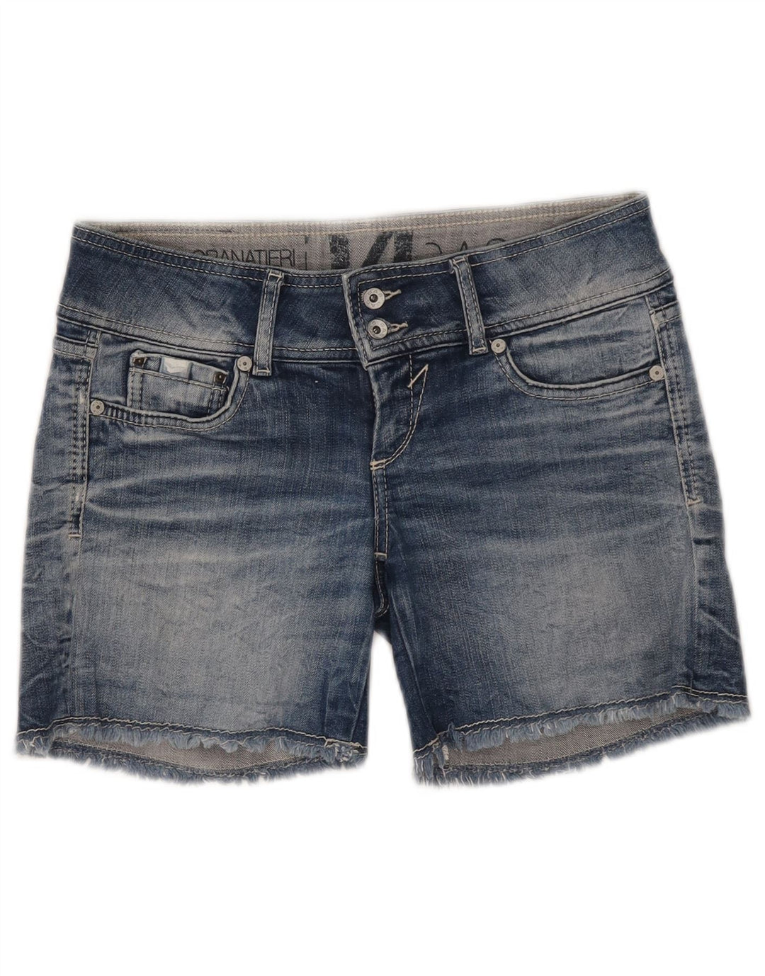Shorts Vaqueros Mujer GAS W27 Small Azul Algodón