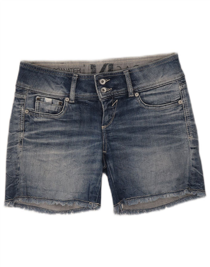 Shorts Vaqueros Mujer GAS W27 Small Azul Algodón