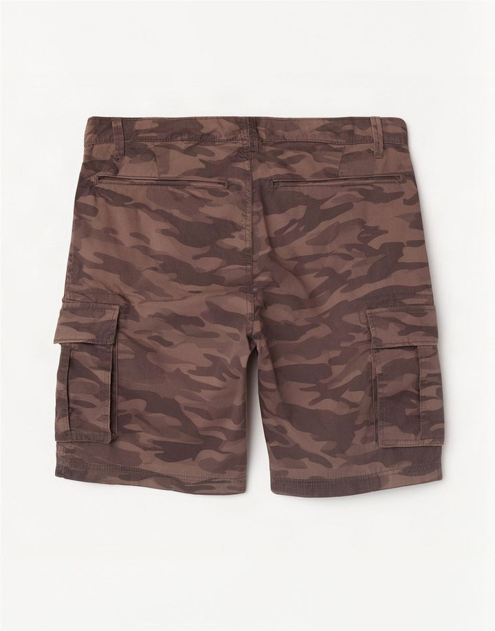 In Extenso Pantalones cortos cargo regulares para hombre W36 Algodón de camuflaje gris grande
