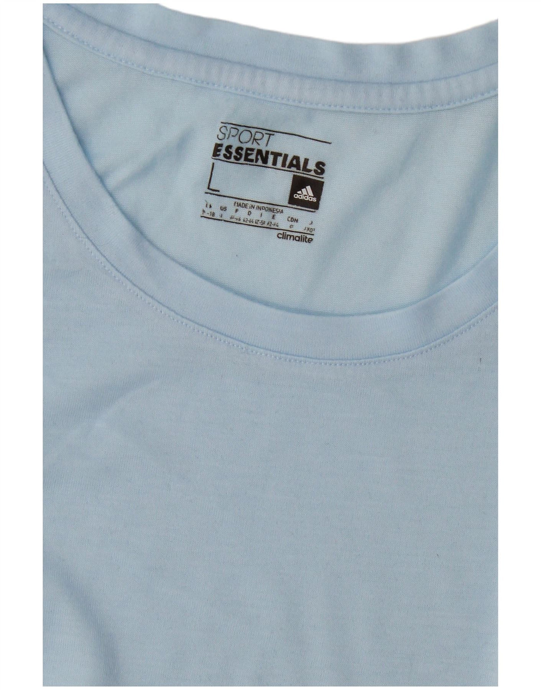 Adidas Camiseta Mujer Top UK 16/18 Large Azul