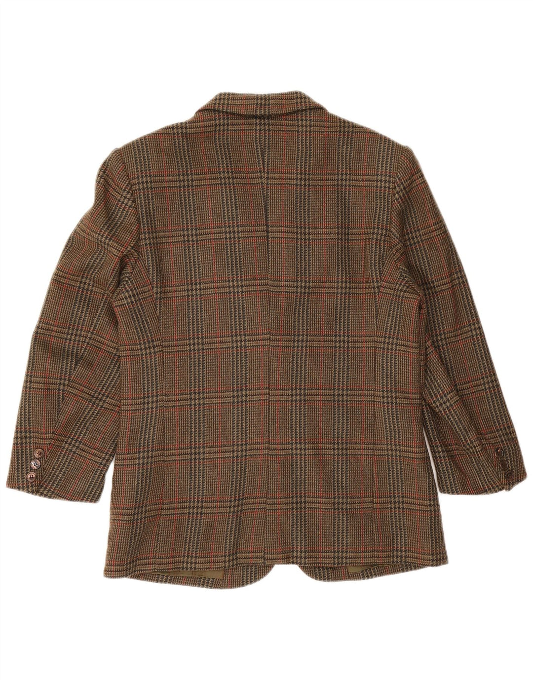 Chaqueta tipo blazer para mujer Herno Donna IT 44 Lana de pata de gallo marrón medio
