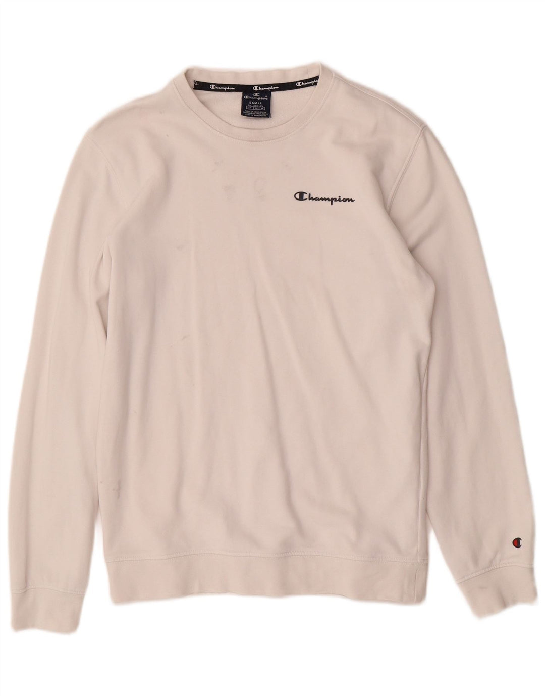 CHAMPION Sudadera Jumper para Hombre Small White Cotton