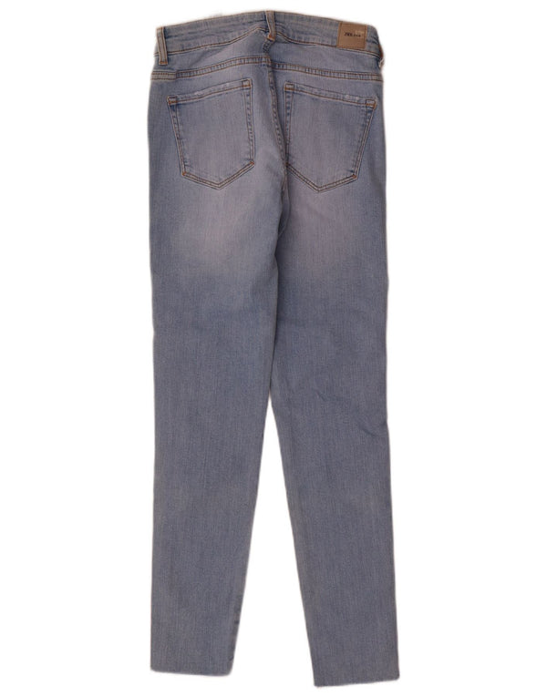 Zara Vaqueros pitillo para mujer EU 38 Small W28 L27 Algodón azul