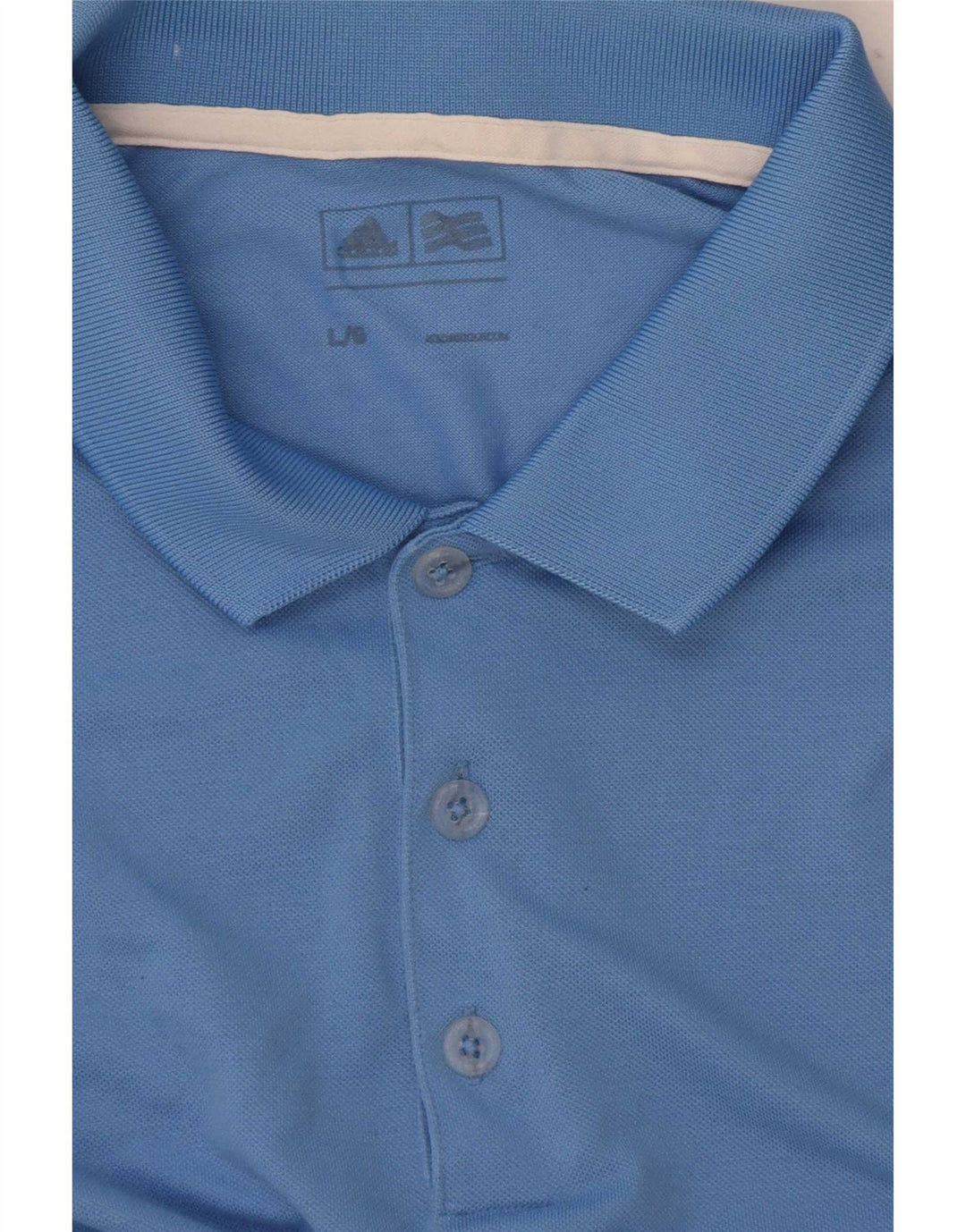 Polo Adidas Hombre Grande Azul