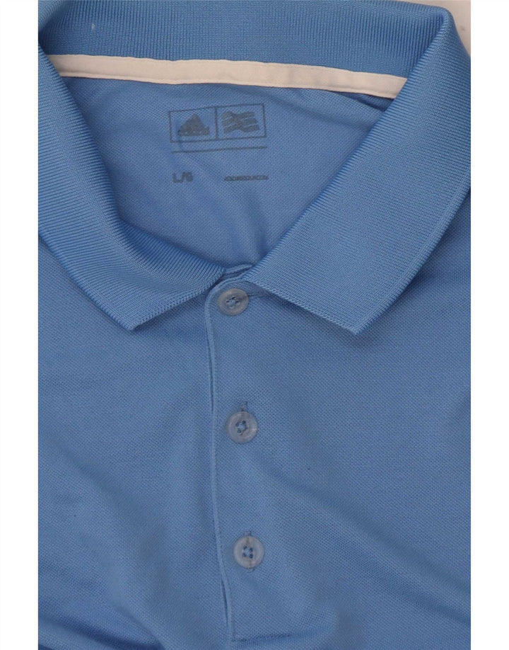 Polo Adidas Hombre Grande Azul