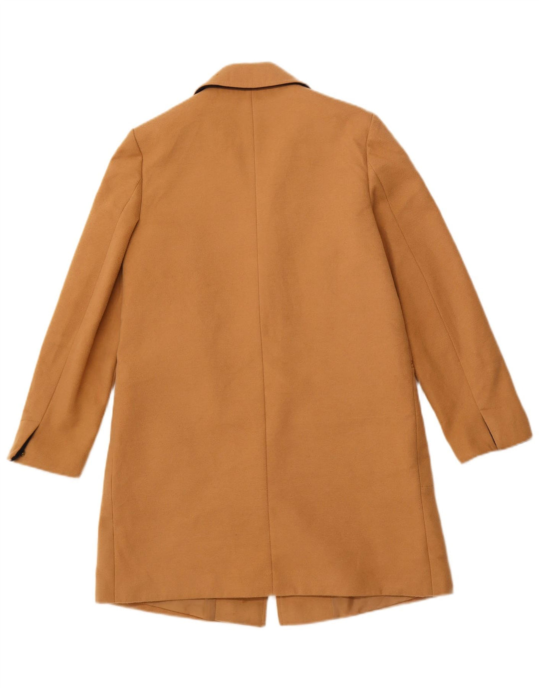 TOPSHOP Abrigo abierto para mujer UK 10 Small Beige Poliéster