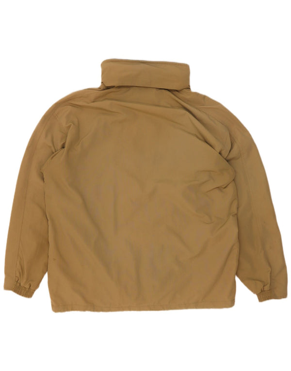 Diadora Chubasquero con capucha para hombre ES 42 XL Caqui Poliamida