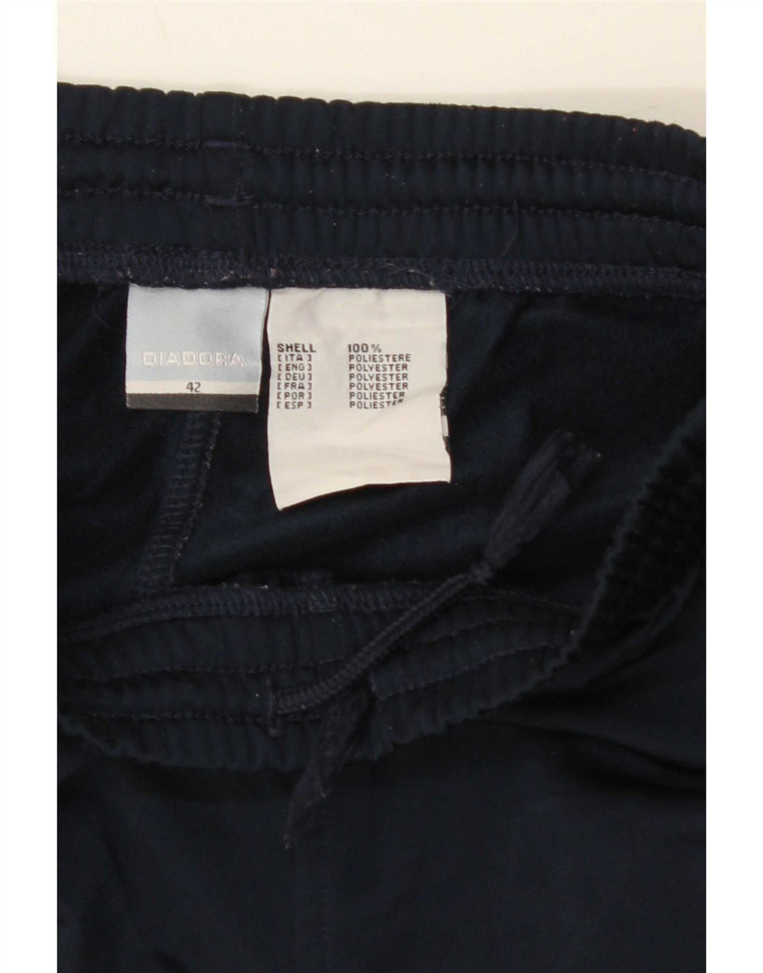 Pantalón Chándal Diadora Mujer IT 42 Medium Azul Marino Poliéster