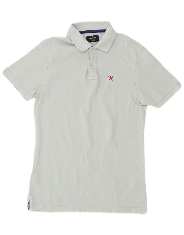 Hackett Polo Slim Fit De Algodón Azul Pequeño Hombre